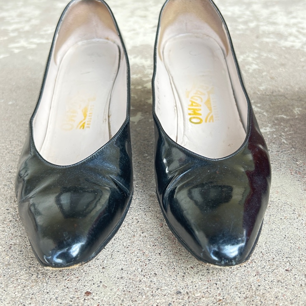 Salvatore Ferragamo Black Heels Timeless Elegance